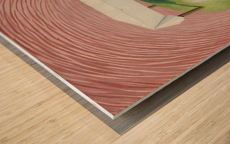 Rene Magritte Wood print