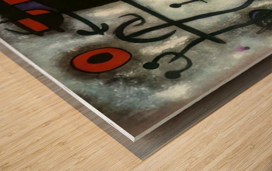 Joan Miro Wood print