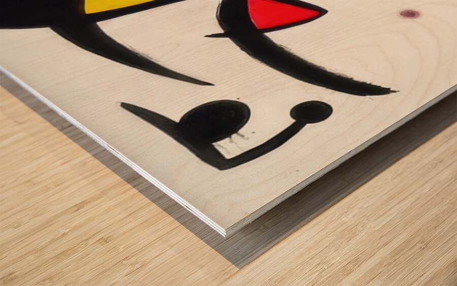 Joan Miro Wood print