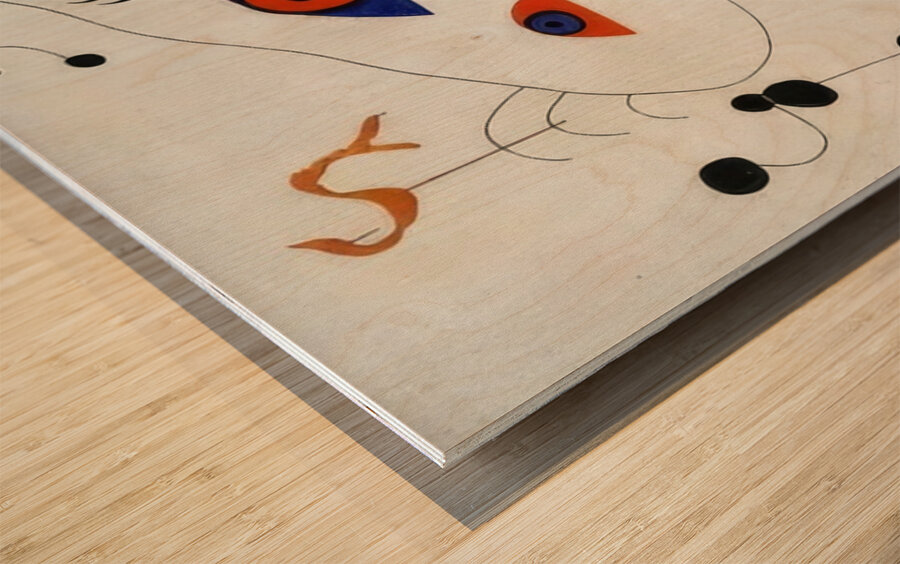 Joan Miro Wood print