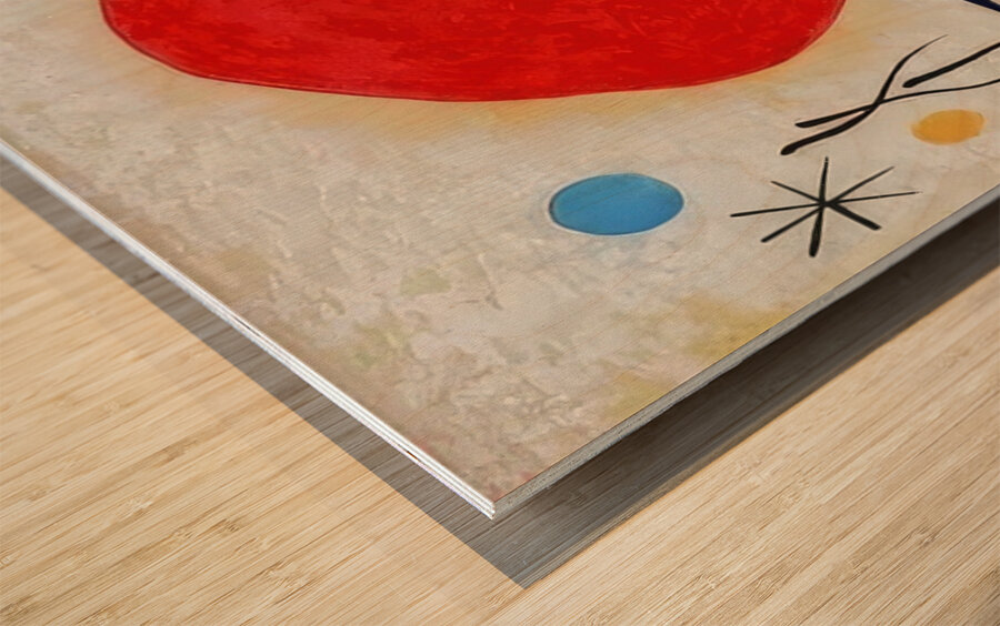 Joan Miro Wood print