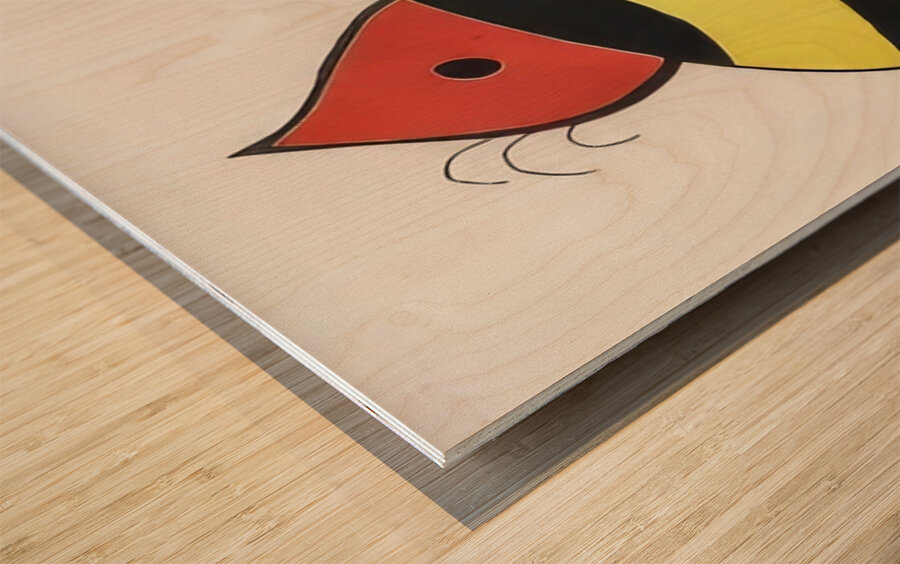 Joan Miro Wood print