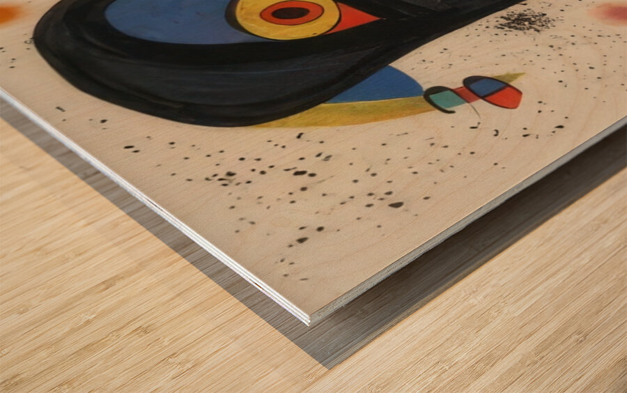 Joan Miro Wood print