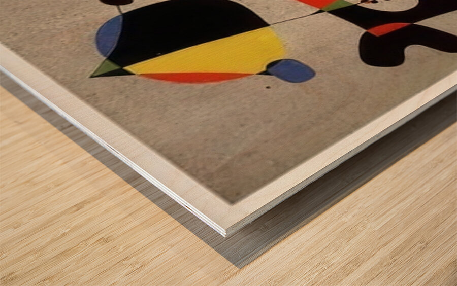 Joan Miro Wood print