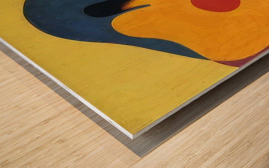 Joan Miro Wood print