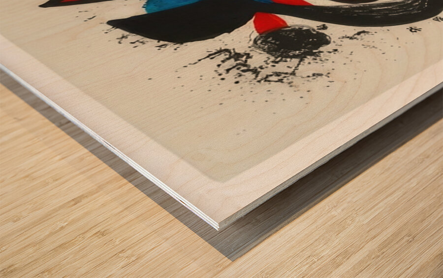 Joan Miro Wood print
