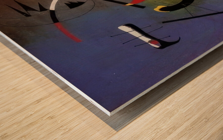 Joan Miro Wood print