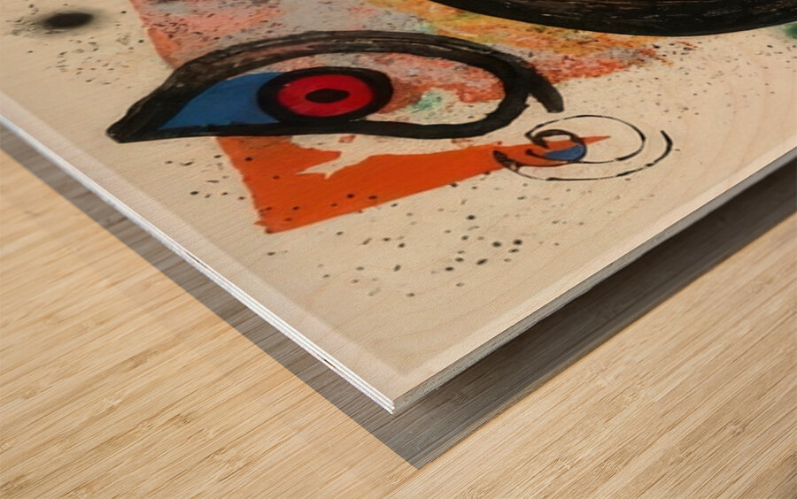 Joan Miro Wood print