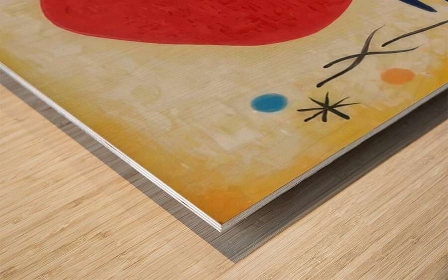 Joan Miro Wood print