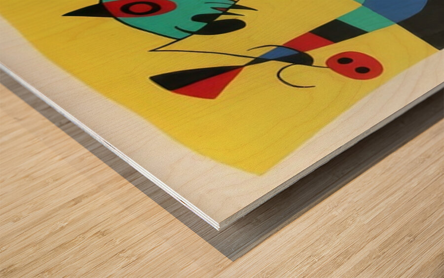 Joan Miro Wood print