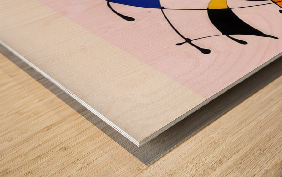 Joan Miro Wood print