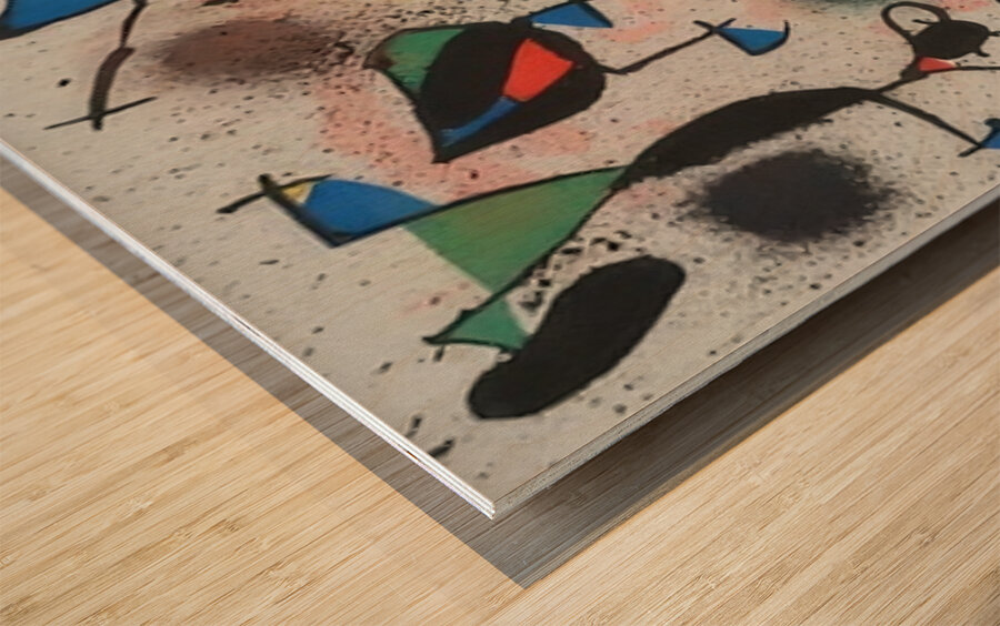 Joan Miro Wood print