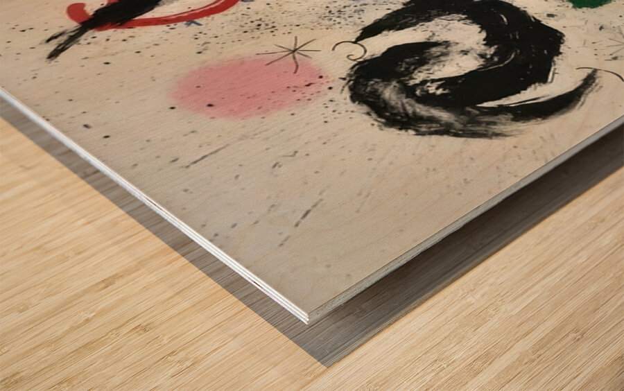 Joan Miro Wood print
