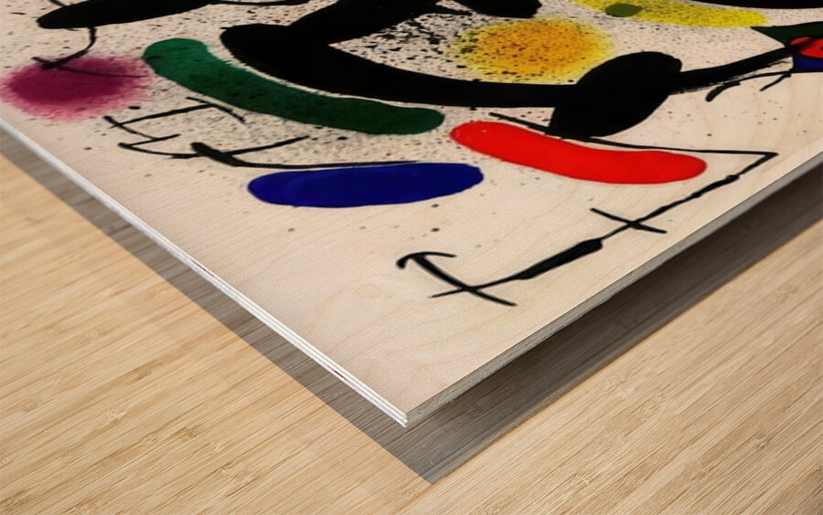 Joan Miro Wood print