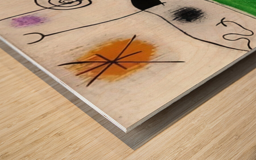Joan Miro Wood print