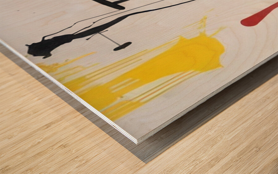 Joan Miro Wood print