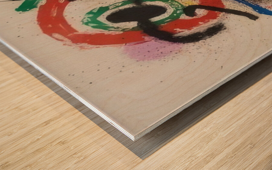 Joan Miro Wood print