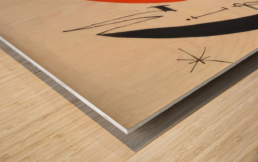 Joan Miro Wood print