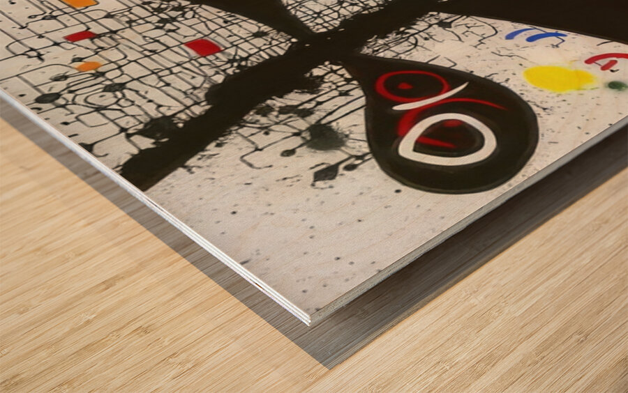 Joan Miro Wood print