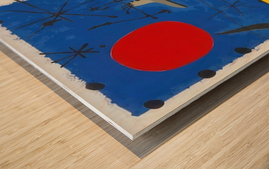 Joan Miro Wood print
