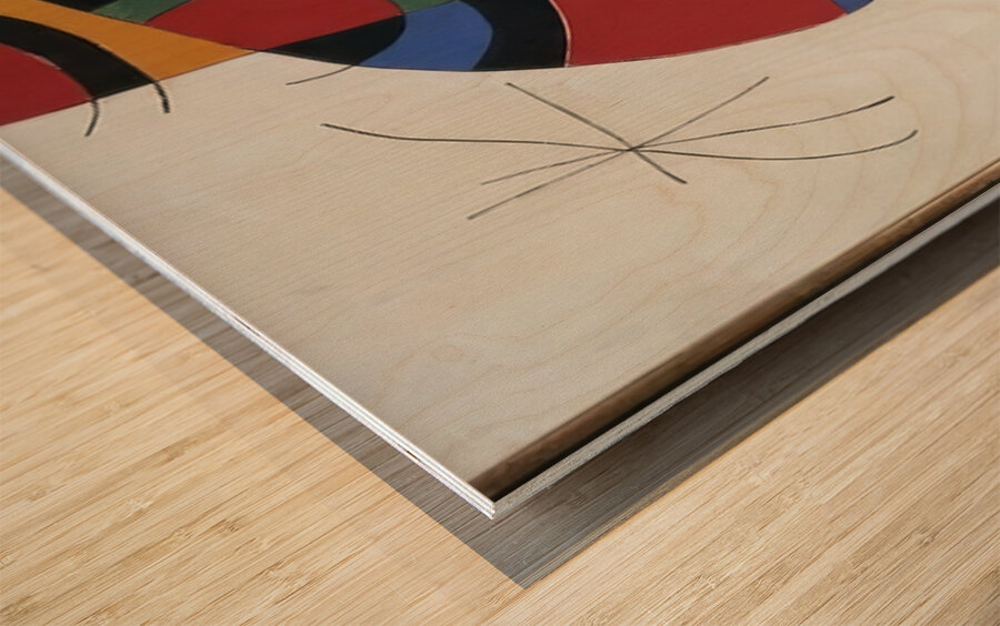 Joan Miro 59 Wood print