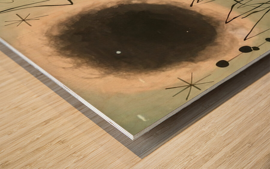 Joan Miro 63 Wood print