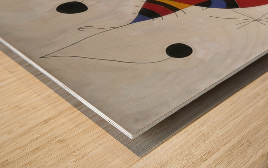 Joan Miró 4 Wood print