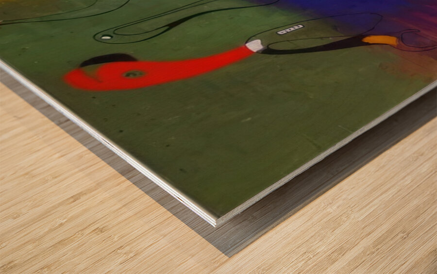 Joan Miró 14 Wood print