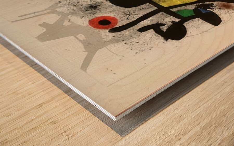 Joan Miró 16 Wood print