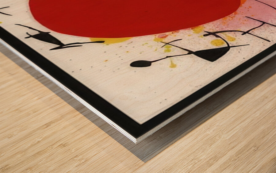 Joan Miró 18 Wood print