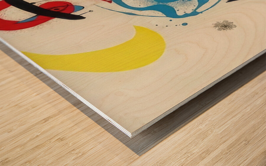 Joan Miró 24 Wood print