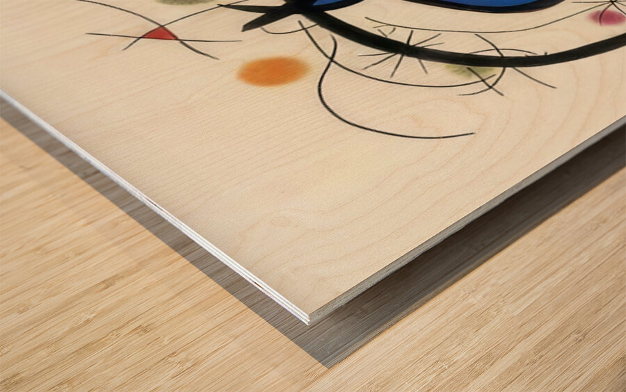 Joan Miró 27 Wood print