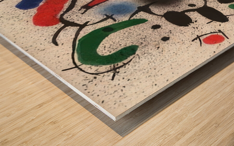 Joan Miró 34 Wood print