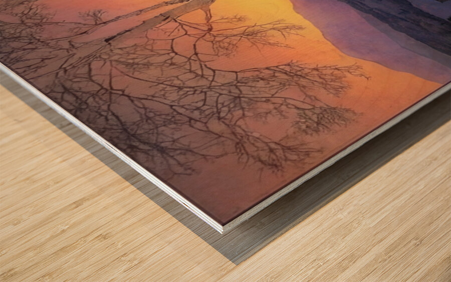 Maxfield Parrish 3 Wood print