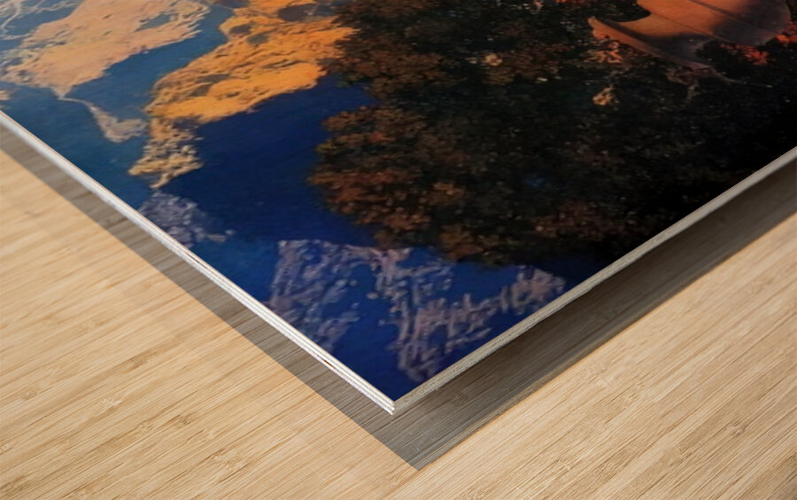 Maxfield Parrish 6 Wood print