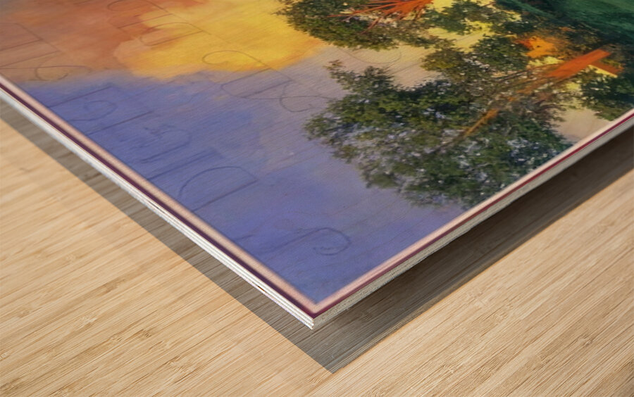 Maxfield Parrish 3 Wood print