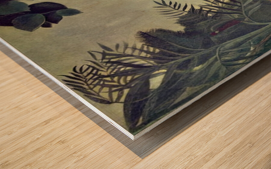 Henri Rousseau 21 Wood print