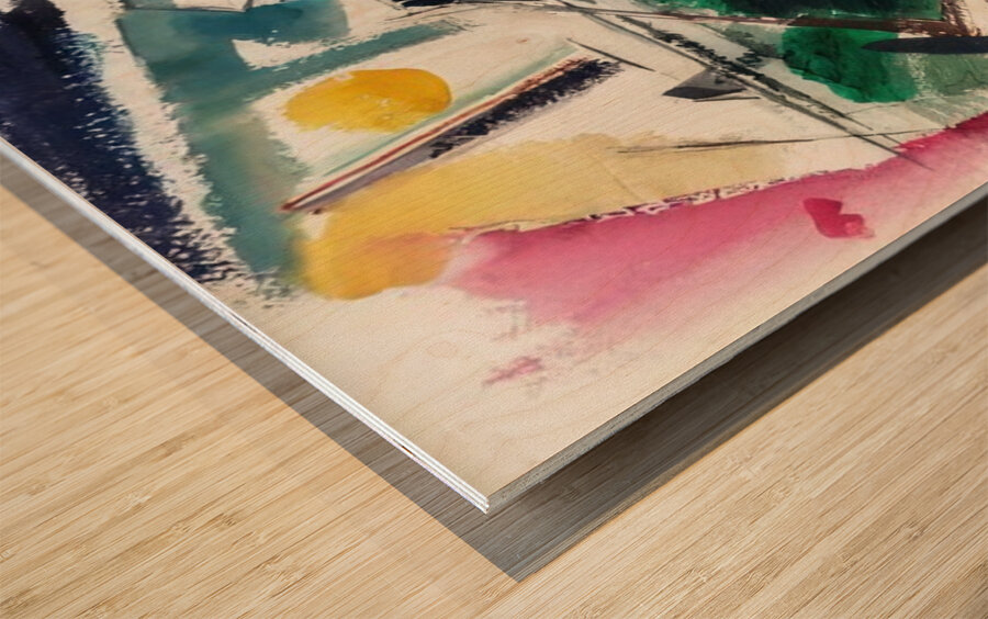 John Marin 18 Wood print