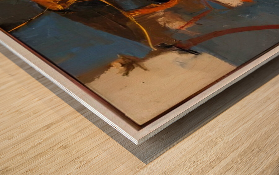 Richard Diebenkorn 25 Wood print