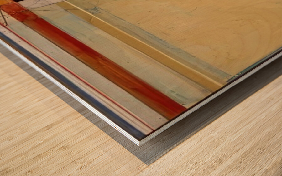 Richard Diebenkorn 4 Wood print