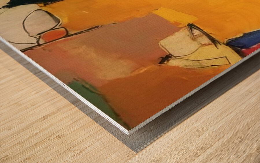 Richard Diebenkorn 9 Wood print