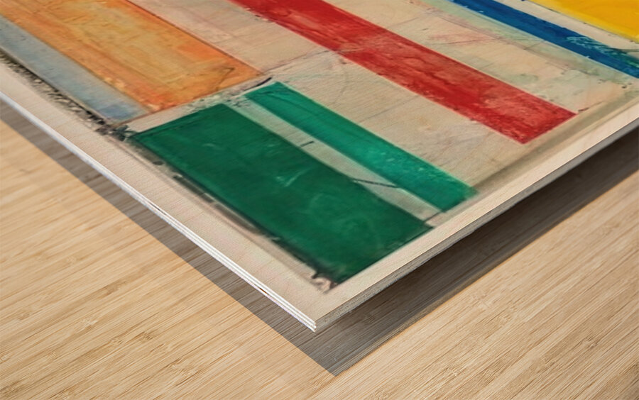 Richard Diebenkorn 14 Wood print