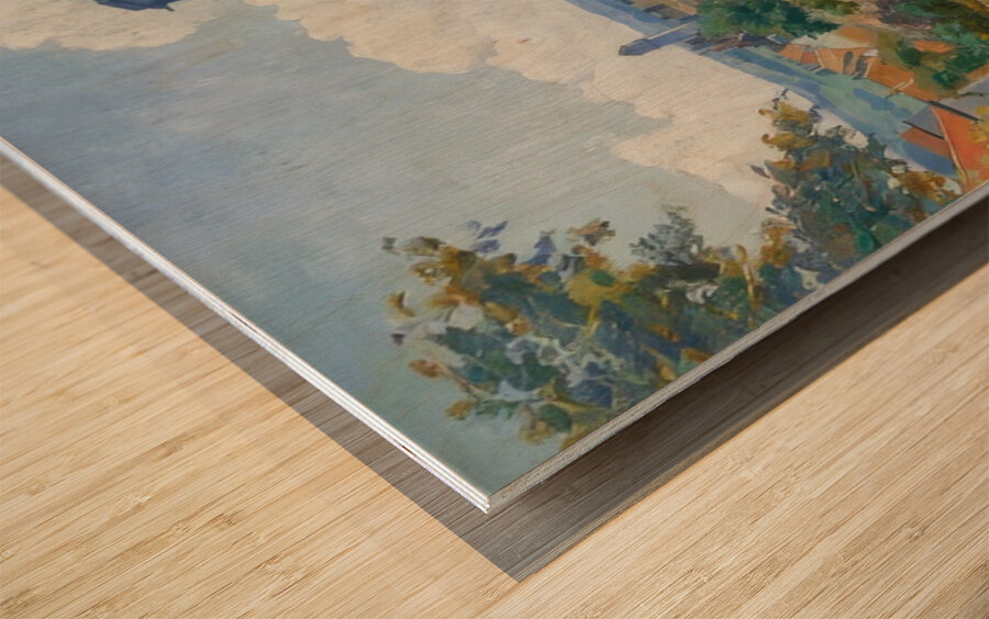 Emile Bernard 16 Wood print