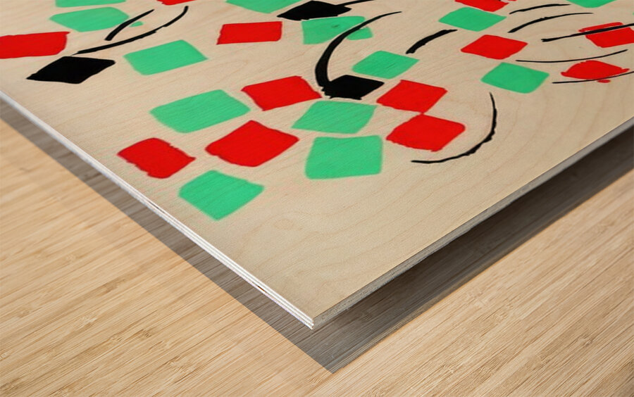 Sonia Delaunay 6 Wood print