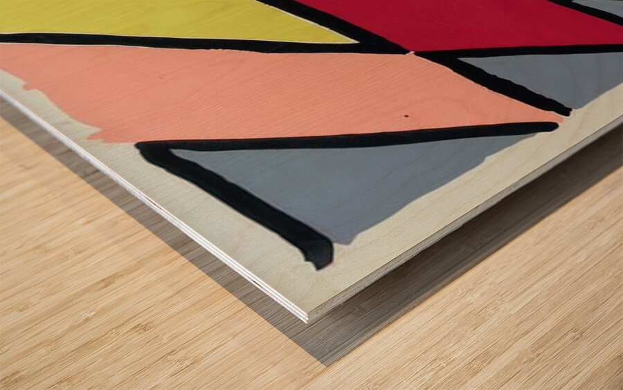 Sonia Delaunay 31 Wood print