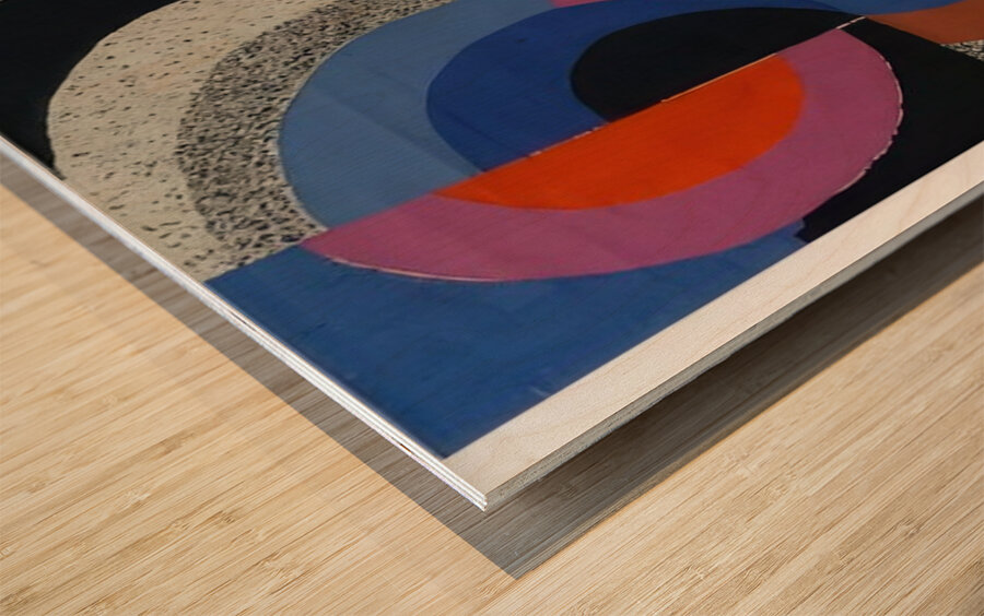 Sonia Delaunay 37 Wood print