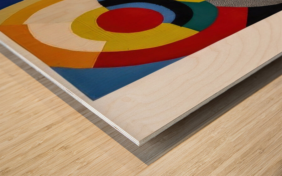 Sonia Delaunay 49 Wood print