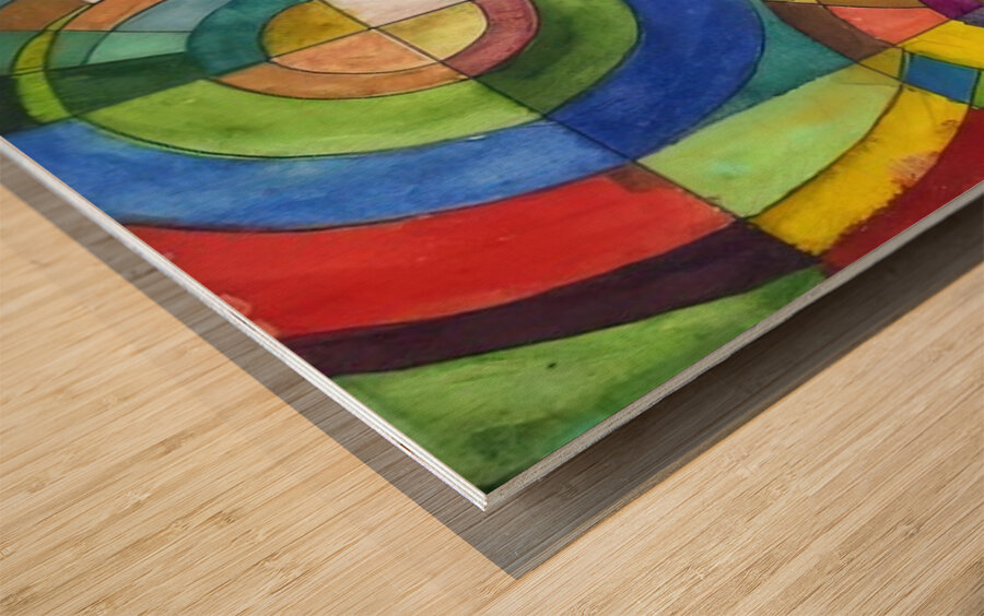 Sonia Delaunay 57 Wood print