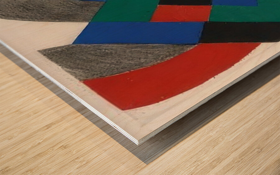 Sonia Delaunay 59 Wood print