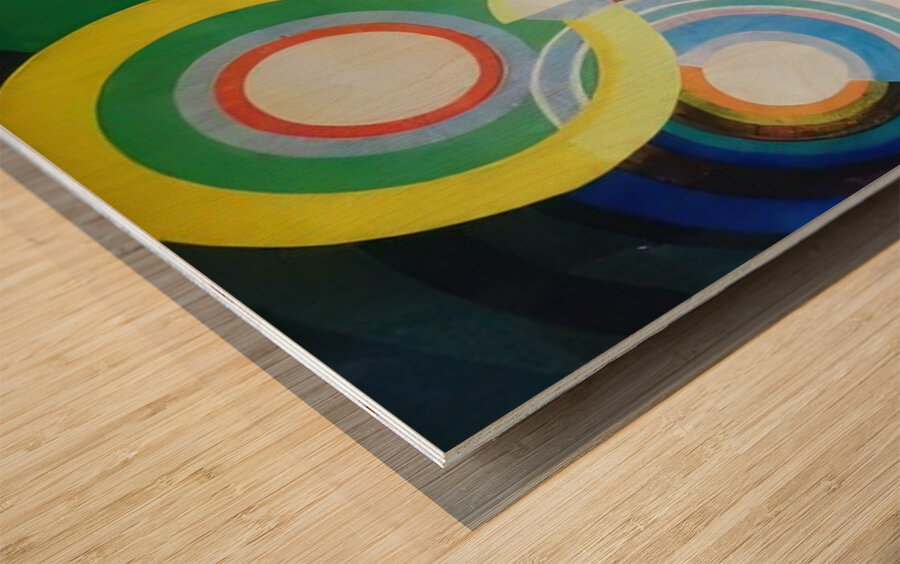 Sonia Delaunay 60 Wood print